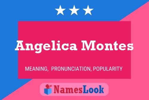 Angelica Montes Naam Poster