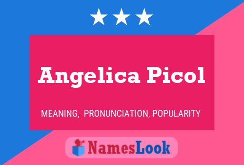 Angelica Picol Naam Poster