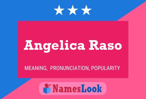 Angelica Raso Naam Poster