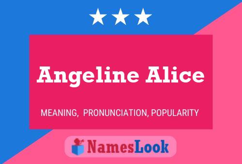 Angeline Alice Naam Poster