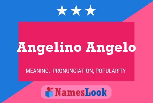 Angelino Angelo Naam Poster