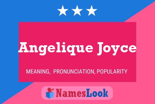 Angelique Joyce Naam Poster