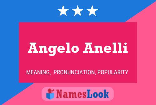 Angelo Anelli Naam Poster