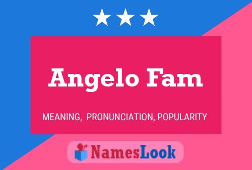 Angelo Fam Naam Poster