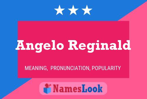 Angelo Reginald Naam Poster