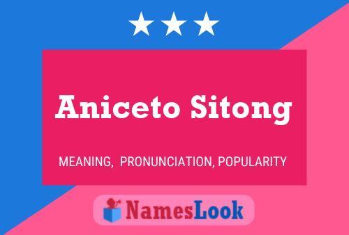 Aniceto Sitong Naam Poster