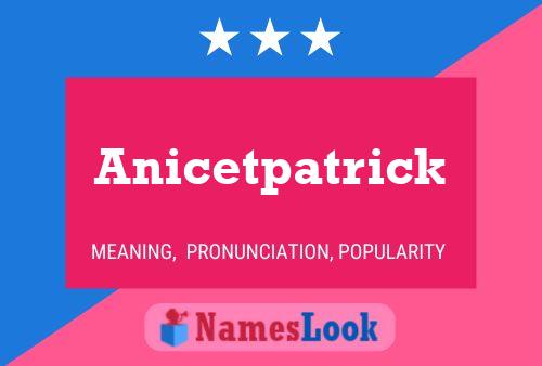 Anicetpatrick Naam Poster