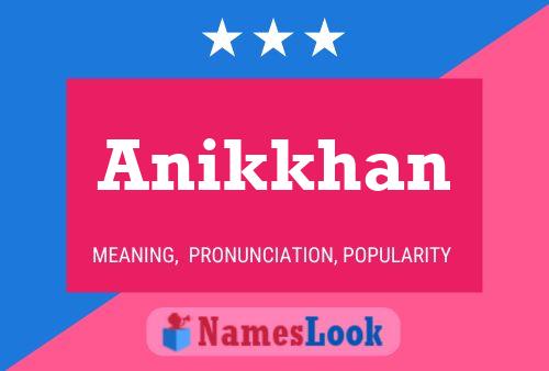 Anikkhan Naam Poster