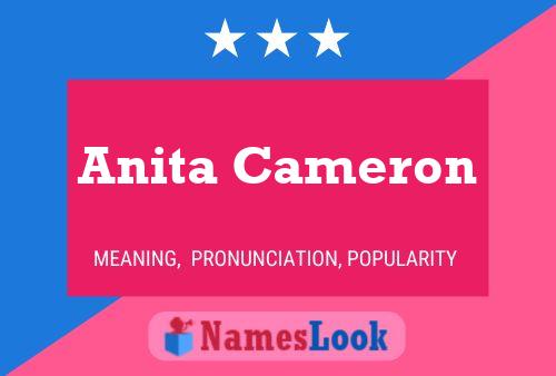 Anita Cameron Naam Poster