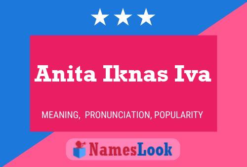 Anita Iknas Iva Naam Poster