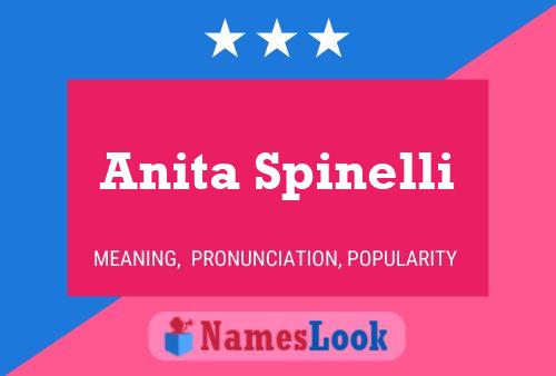 Anita Spinelli Naam Poster