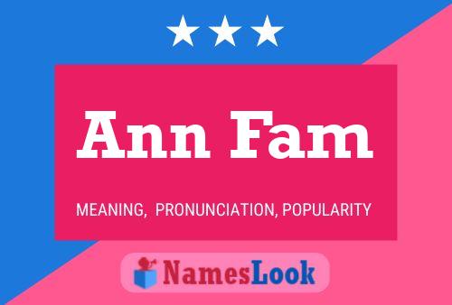 Ann Fam Naam Poster