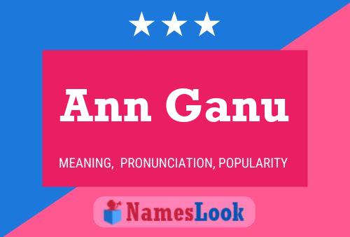 Ann Ganu Naam Poster