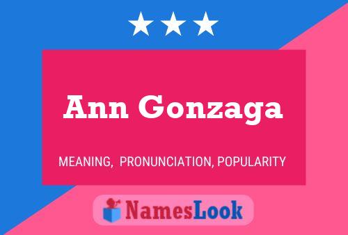 Ann Gonzaga Naam Poster