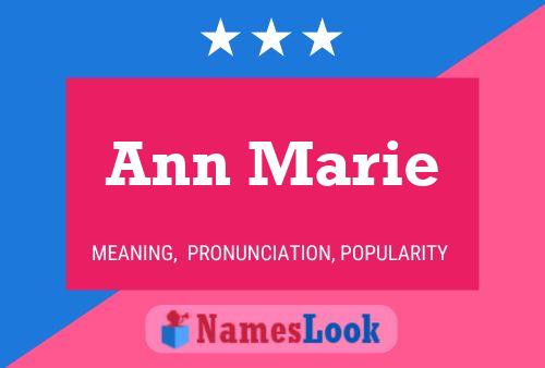 Ann Marie Naam Poster