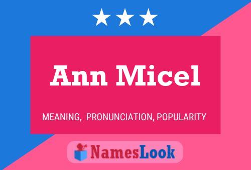 Ann Micel Naam Poster