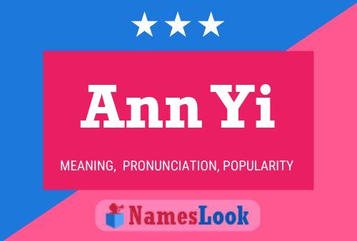 Ann Yi Naam Poster