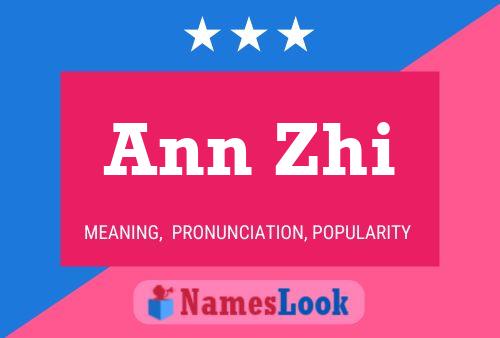 Ann Zhi Naam Poster