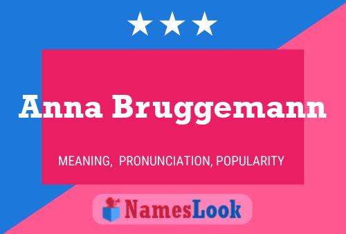 Anna Bruggemann Naam Poster