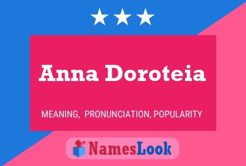 Anna Doroteia Naam Poster