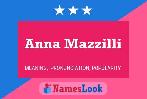 Anna Mazzilli Naam Poster