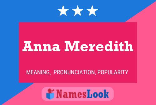 Anna Meredith Naam Poster