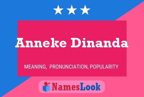 Anneke Dinanda Naam Poster