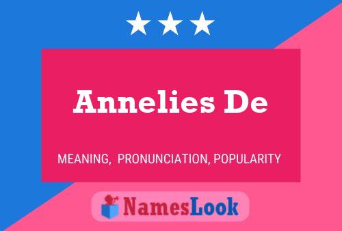 Annelies De Naam Poster