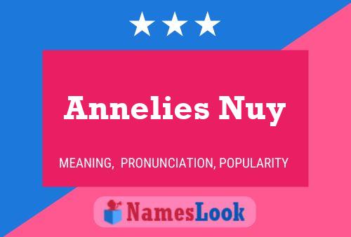 Annelies Nuy Naam Poster