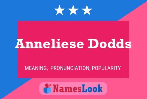 Anneliese Dodds Naam Poster