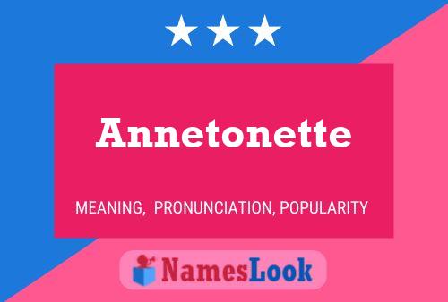 Annetonette Naam Poster