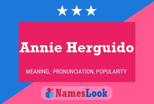 Annie Herguido Naam Poster