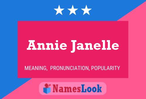 Annie Janelle Naam Poster