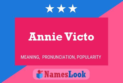 Annie Victo Naam Poster