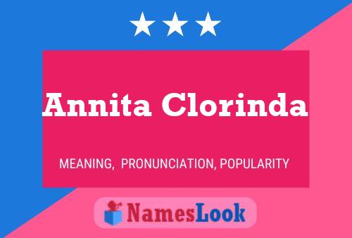 Annita Clorinda Naam Poster