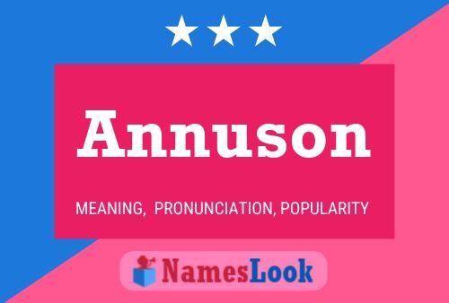 Annuson Naam Poster