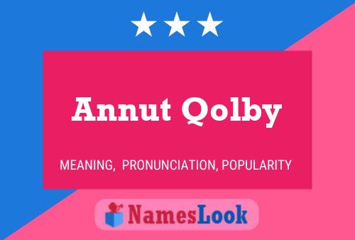 Annut Qolby Naam Poster