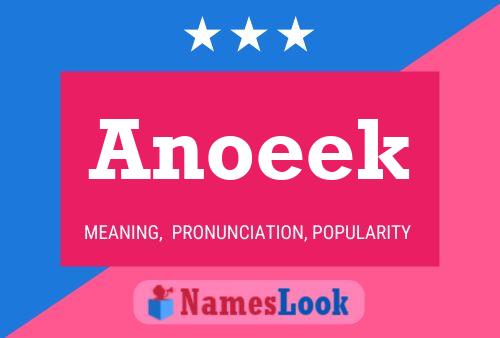 Anoeek Naam Poster