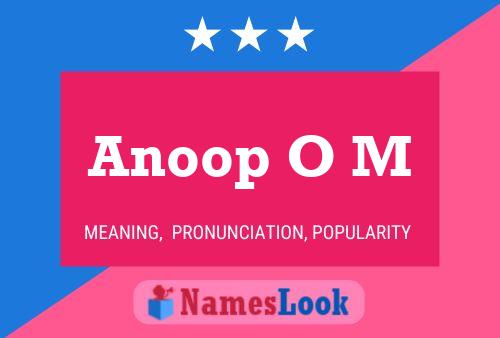 Anoop O M Naam Poster