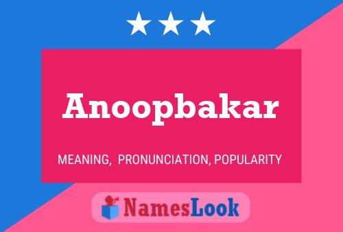 Anoopbakar Naam Poster