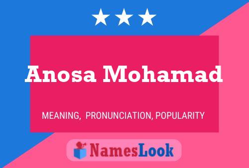 Anosa Mohamad Naam Poster