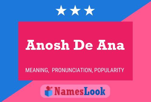 Anosh De Ana Naam Poster