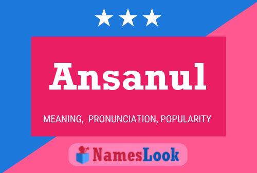 Ansanul Naam Poster