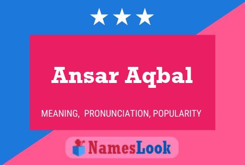 Ansar Aqbal Naam Poster