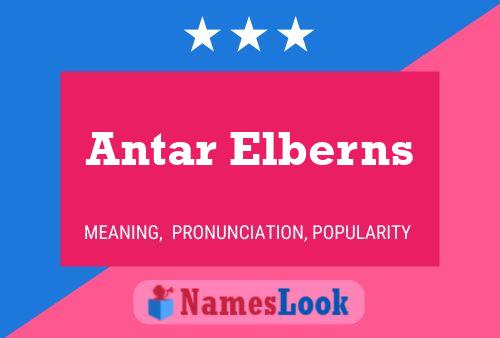 Antar Elberns Naam Poster