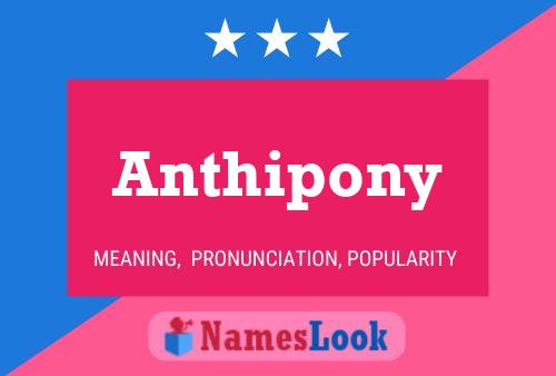 Anthipony Naam Poster