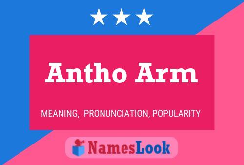 Antho Arm Naam Poster