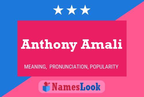 Anthony Amali Naam Poster