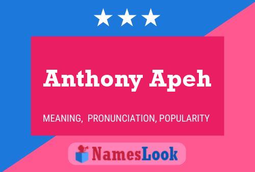 Anthony Apeh Naam Poster