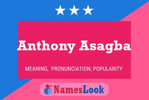 Anthony Asagba Naam Poster